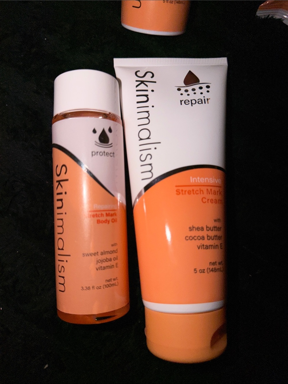 Intensive Stretch Mark Cream & Body Oil Set -Plus person cooling set